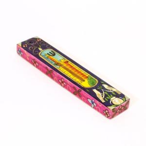 Hand Painted Mezuzah With Tower Of David By Emanuel