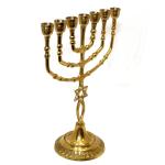 Grafted In Brass Menorah Messianic Seal
