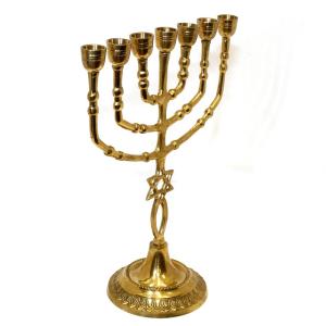 Grafted In Brass Menorah Messianic Seal