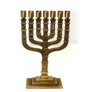 Handmade Beautiful Twelve Tribe Menorah