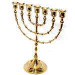 Simple Brass Menorah