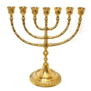 Simple Brass Menorah