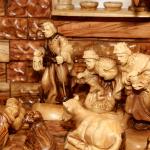 An exquisite Olive Wood Nativity And Beautiful Figure Carving
