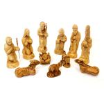Olive Wood Nativity Set Handmade In Bethlehem