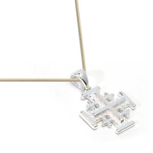 Sterling Silver Jerusalem Cross