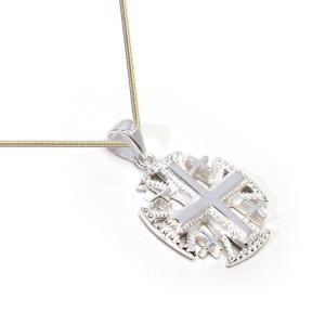 Jerusalem Cross Sterling Silver pendant