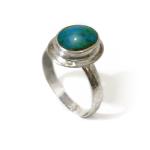 Sterling Silver Ring With Eilat Stone