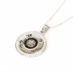 Song Of Solomon 6:3 Silver Pendant With Swarovski Crystal