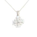 Attractive Jerusalem Cross In Sterling Silver Made In Isarel