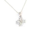 Sterling Silver Jerusalem Cross Necklace From The Holy Land