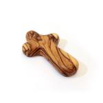 Simple Olive Wood Comfort ” Holding” Cross